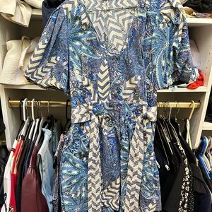 Marie Oliver Devin Romper in Anise Breeze